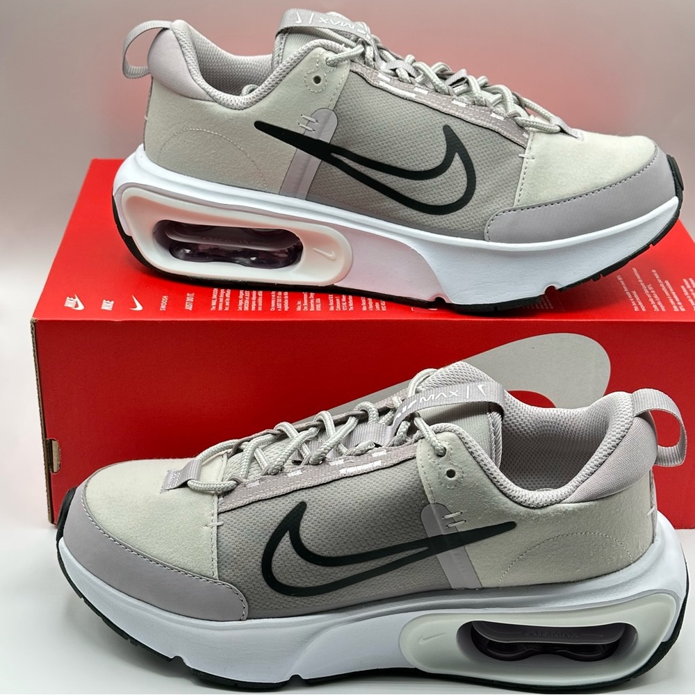 Women’s Nike Air Max Interlock Sizes 8,9 Shoes Grey Purple Amethyst DQ2904-002 - Picture 1 of 14